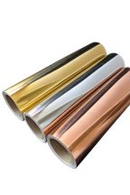 Graphictac shattered ice and brushed metallic sample rolls