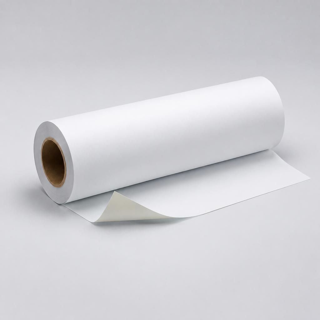 6mil matte removable white printable vinyl roll