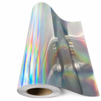 4mil Holographic Silver Printable Vinyl