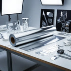 Silver chrome printable vinyl sample applications