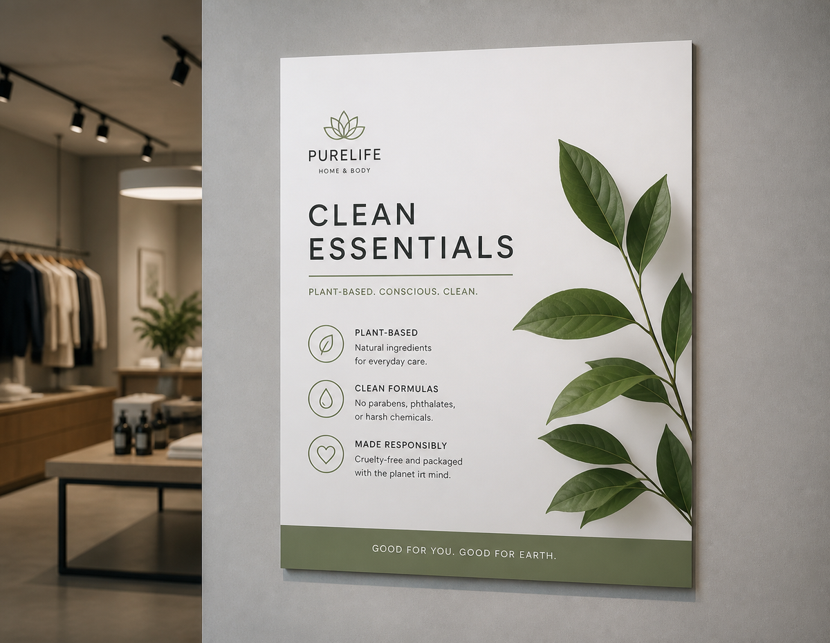6mil matte permanent white printable vinyl used for retail signage