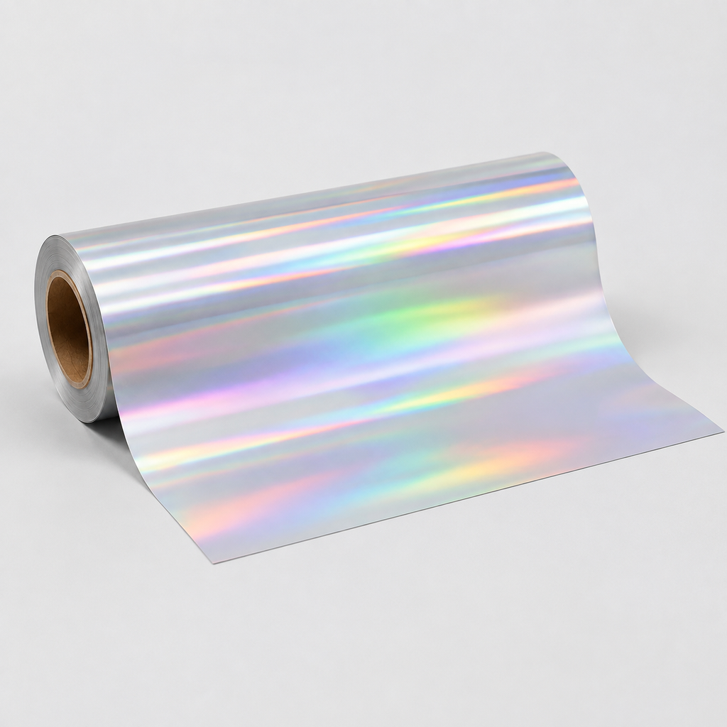 4mil rainbow holographic printable vinyl roll